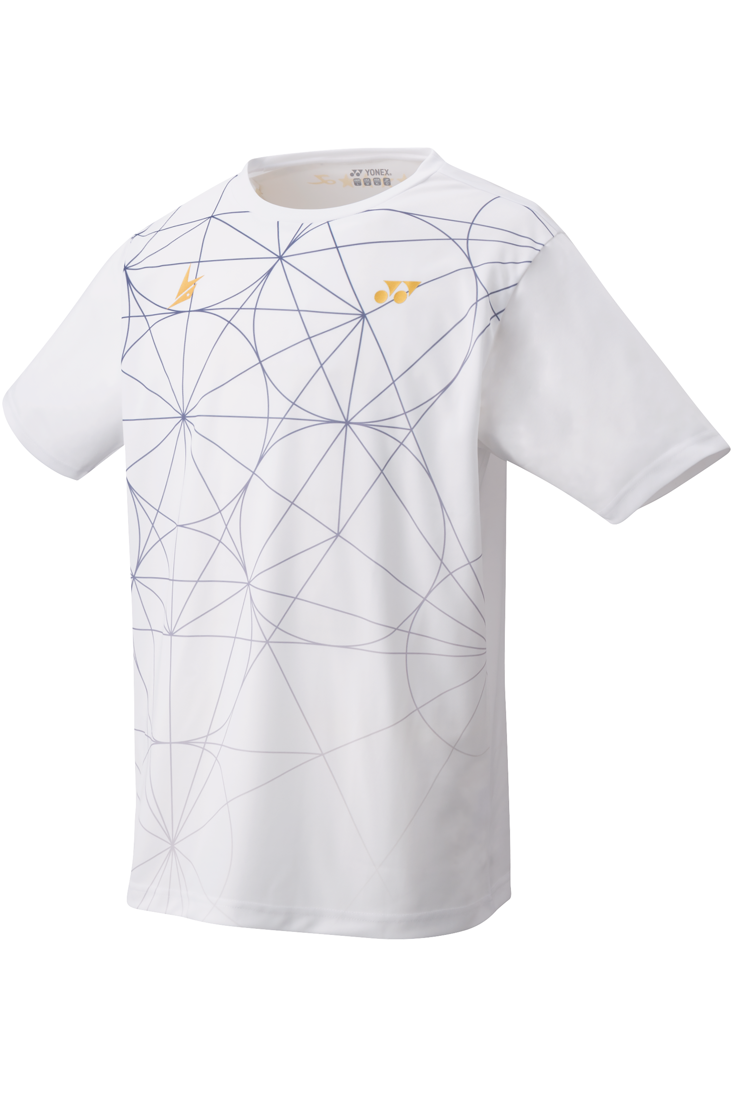 Yonex 16436 Men's T-Shirt Lin Dan Collection White 